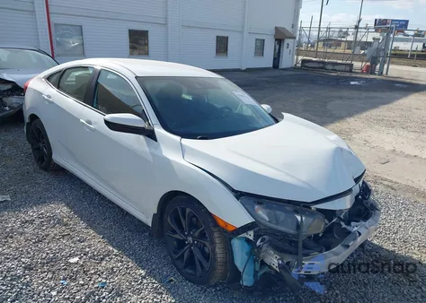 2019 Honda Civic Sport from USA, damaged, VIN 19XFC2F82KE002529